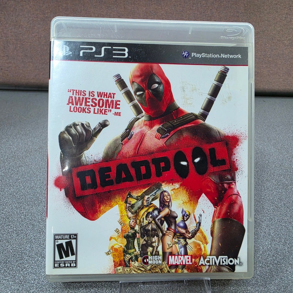 Activision Deadpool Video Game Sony PS3 N/A Red Excellent Marvel High Moon